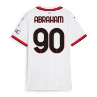 Zenski Nogometni Dres AC Milan Tammy Abraham #90 Gostujuci 2024-25 Kratak Rukav